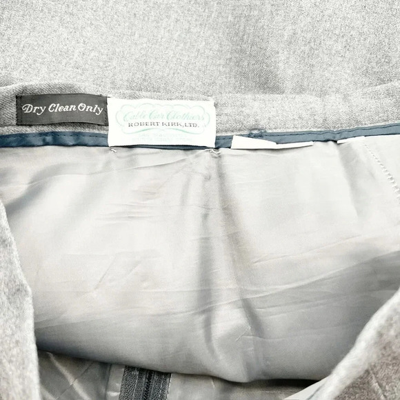 Vintage Cable Car Clothier Suit Skirt Set Womens 14 Gray Blazer Pleated A Line - Picture 8 of 10